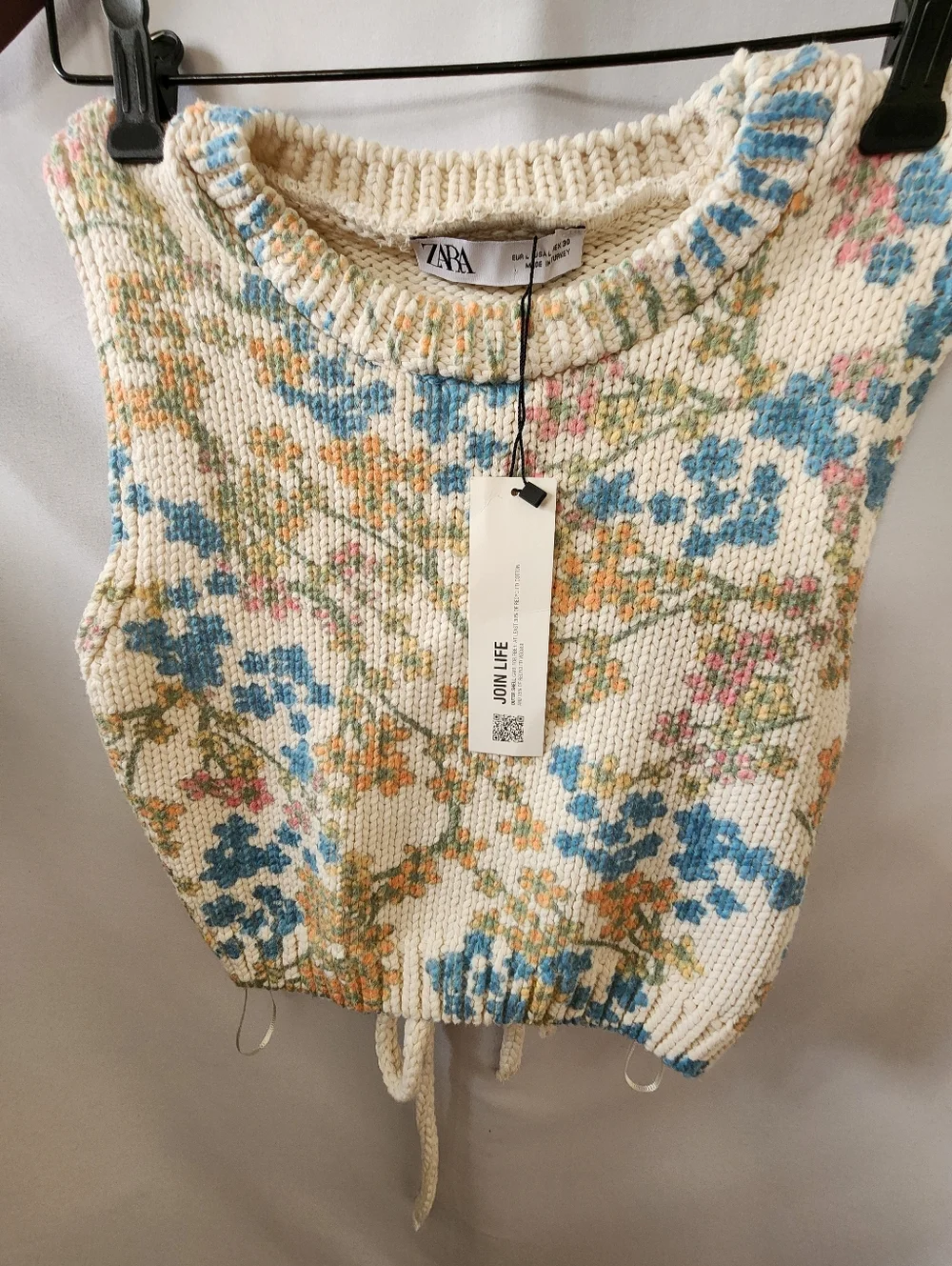Zara Knit Top. Size Large - Picture 1 of 4